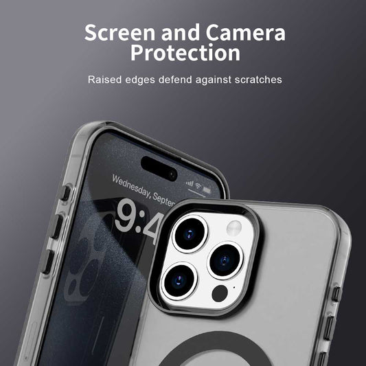MagSafe pouzdro pro Apple iPhone 15 Pro Max, Techsuit, CandyCase, Černá