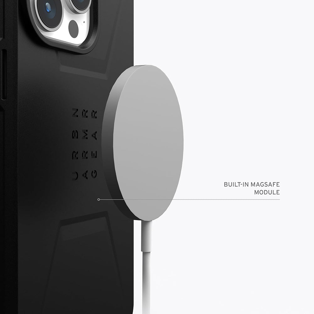 MagSafe pouzdro pro Apple iPhone 15 Pro, Urban Armor Gear, Essential Armor, černé