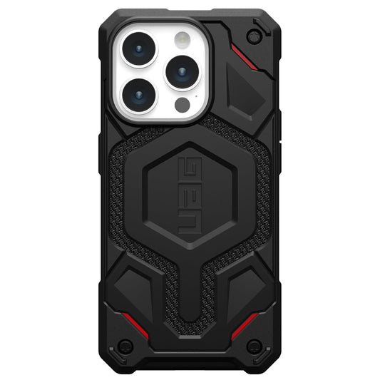 MagSafe pouzdro pro Apple iPhone 15 Pro, Urban Armor Gear, Monarch Pro Kevlar, černé