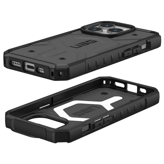 MagSafe pouzdro pro Apple iPhone 15 Pro, Urban Armor Gear, Pathfinder, stříbrné