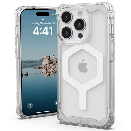 MagSafe pouzdro pro Apple iPhone 15 Pro, Urban Armor Gear, Plyo, bílé