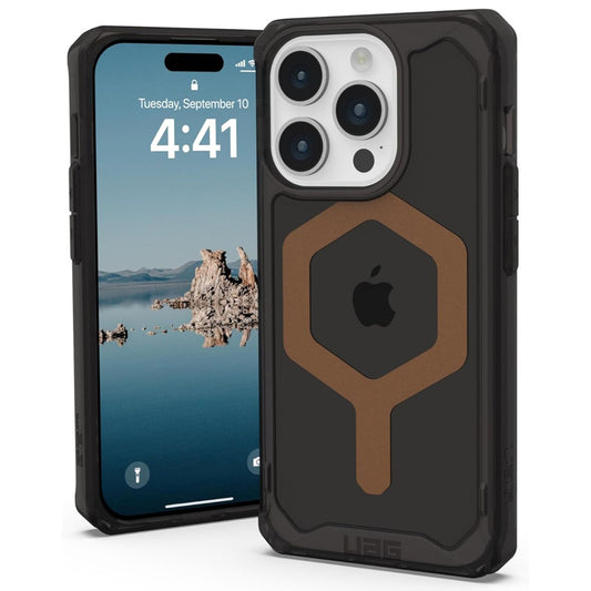 MagSafe pouzdro pro Apple iPhone 15 Pro, Urban Armor Gear, Plyo, Hnědá