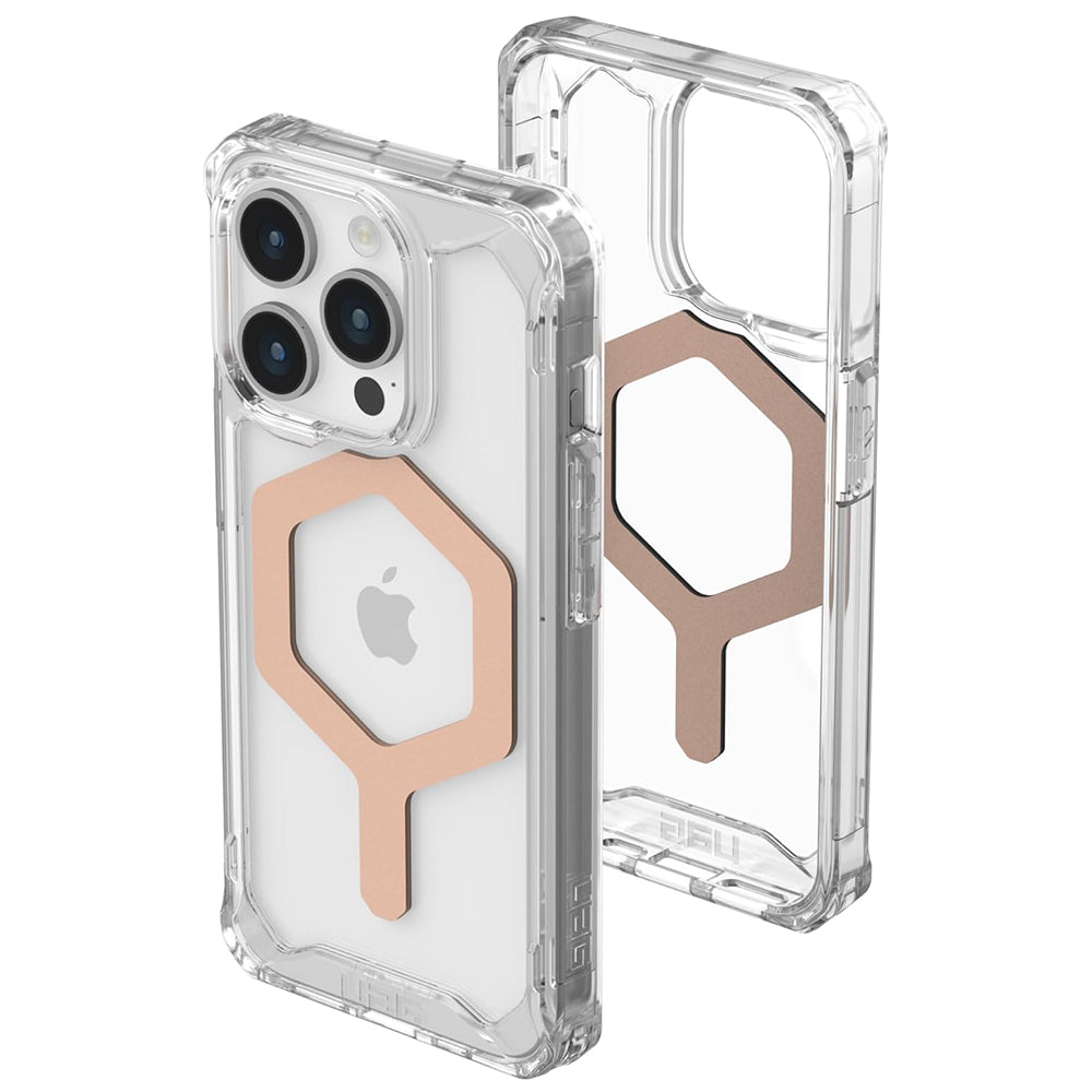 MagSafe pouzdro pro Apple iPhone 15 Pro, Urban Armor Gear, Plyo, Růžově zlatá