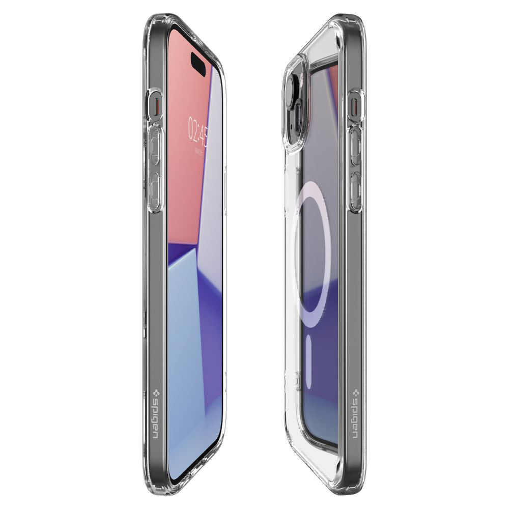 MagSafe pouzdro pro Apple iPhone 15, Spigen, Ultra Hybrid, bílé ACS06802