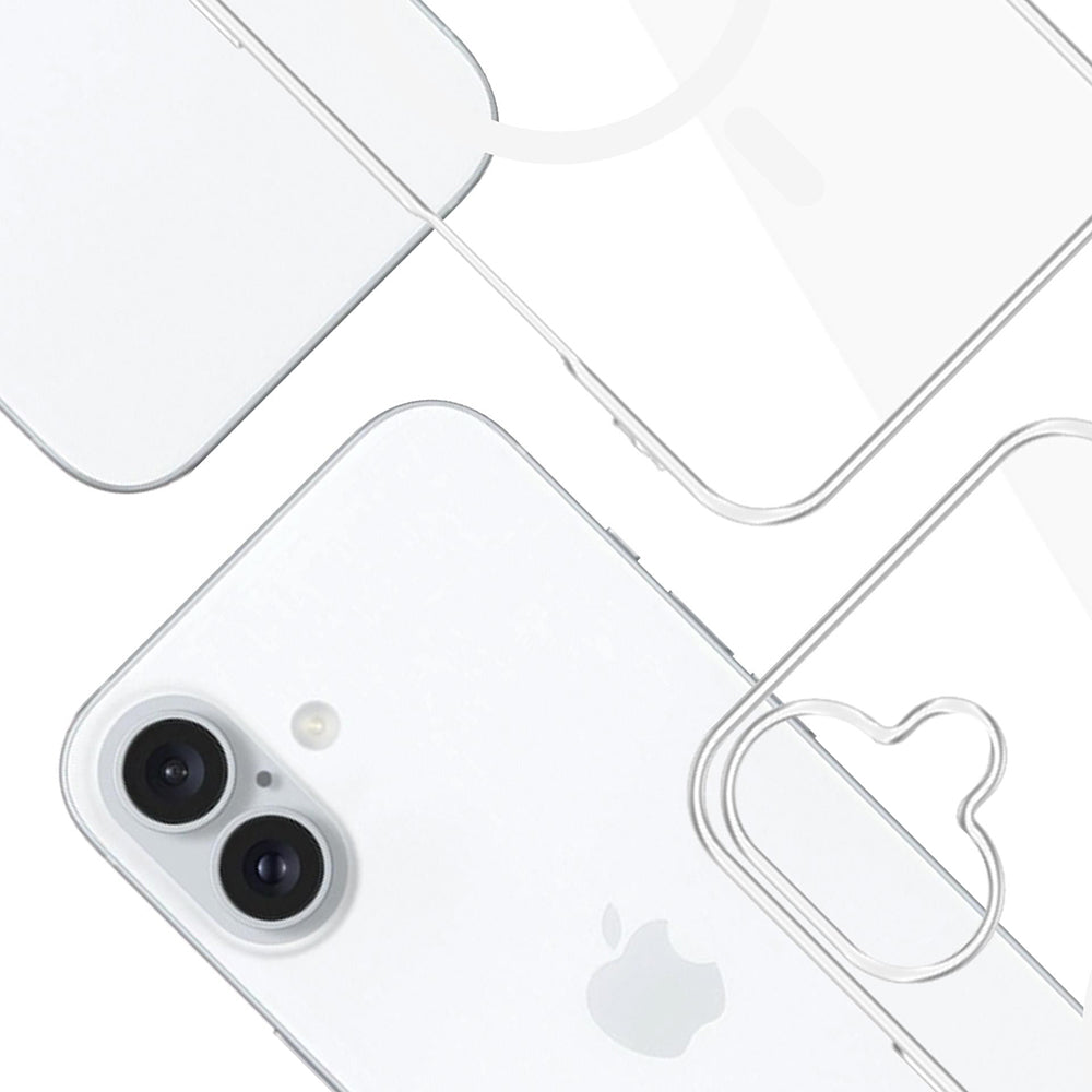 MagSafe pouzdro pro Apple iPhone 16, 3MK, Clear MagCase, Průhledné