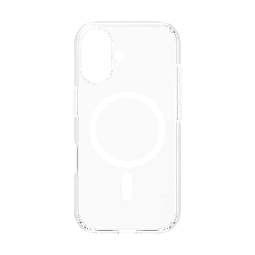 Pouzdro MagSafe pro Apple iPhone 16, PanzerGlass, Care Urban Combat, Bílá Transparentní