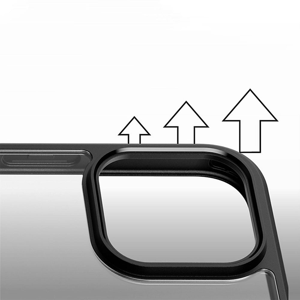 Pouzdro MagSafe pro Apple iPhone 16, PanzerGlass, Frame, Černá Transparentní