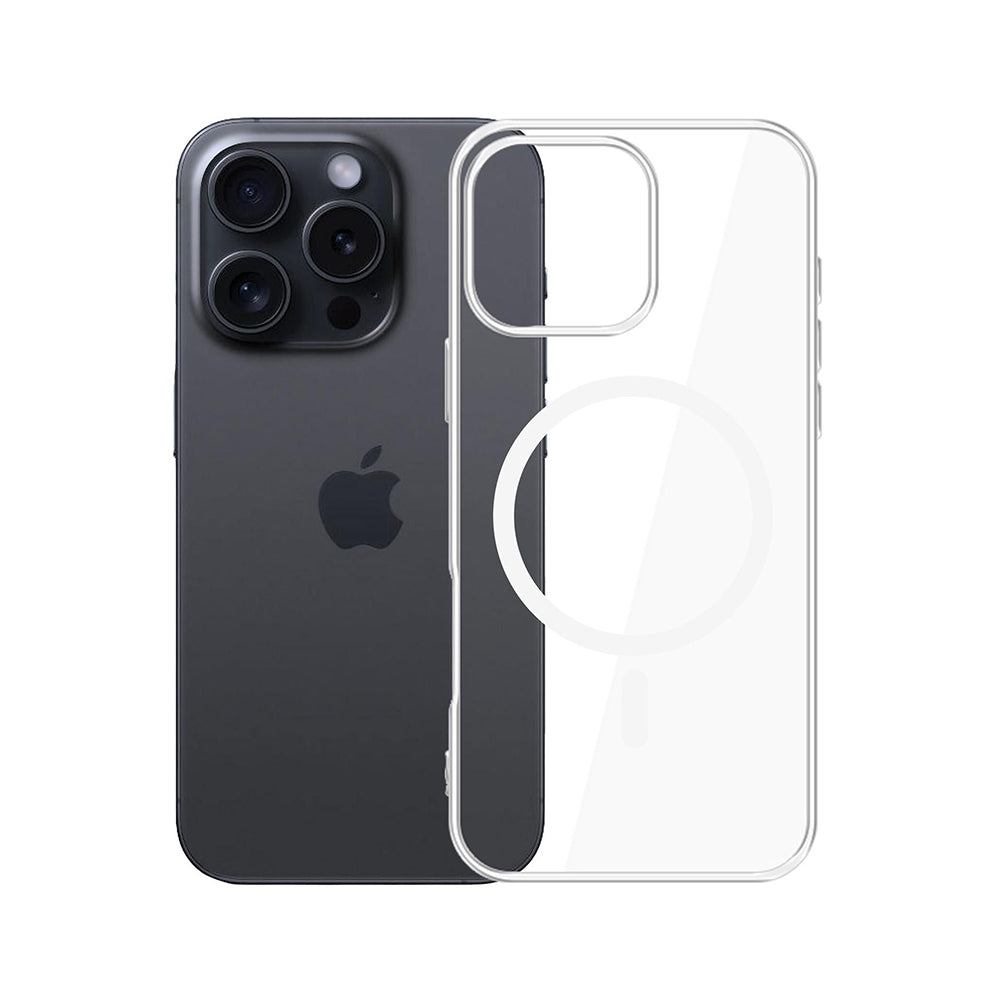 MagSafe pouzdro pro Apple iPhone 16 Pro, 3MK, Clear MagCase, Průhledné