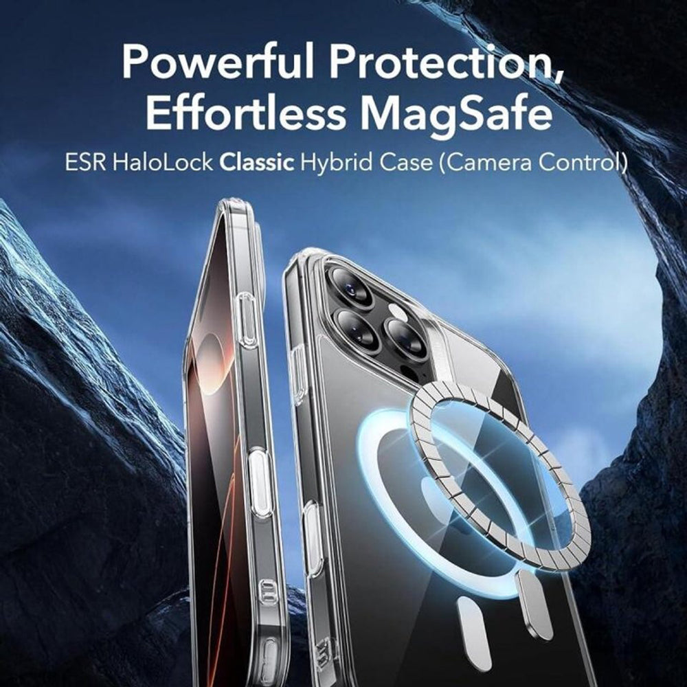 MagSafe pouzdro pro Apple iPhone 16 Pro, ESR, Classic Hybrid Slide, Transparentní