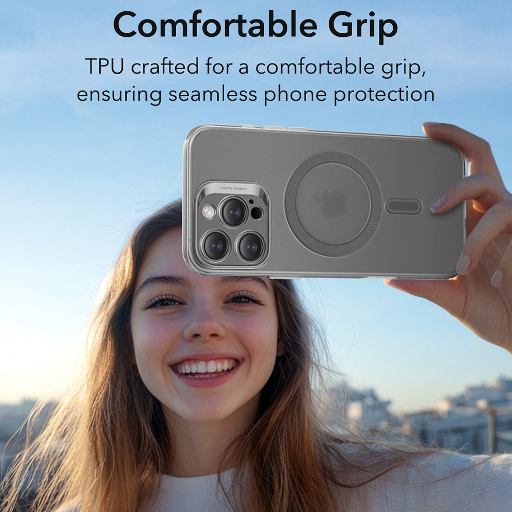 Pouzdro MagSafe pro Apple iPhone 16 Pro, ESR, Zero, Saténově šedé