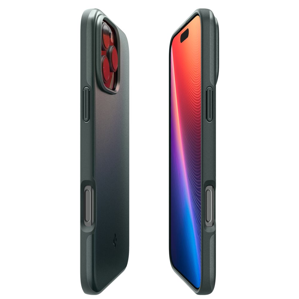 MagSafe pouzdro pro Apple iPhone 16 Pro Max, Spigen, Thin Fit, zelené ACS07981