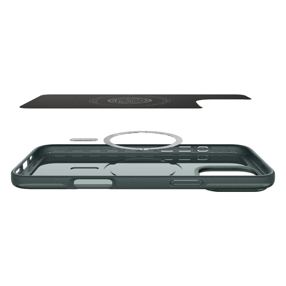 MagSafe pouzdro pro Apple iPhone 16 Pro Max, Spigen, Thin Fit, zelené ACS07981