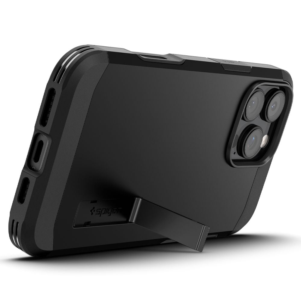Pouzdro MagSafe pro Apple iPhone 16 Pro Max, Spigen, Tough Armor T, Černé ACS08503