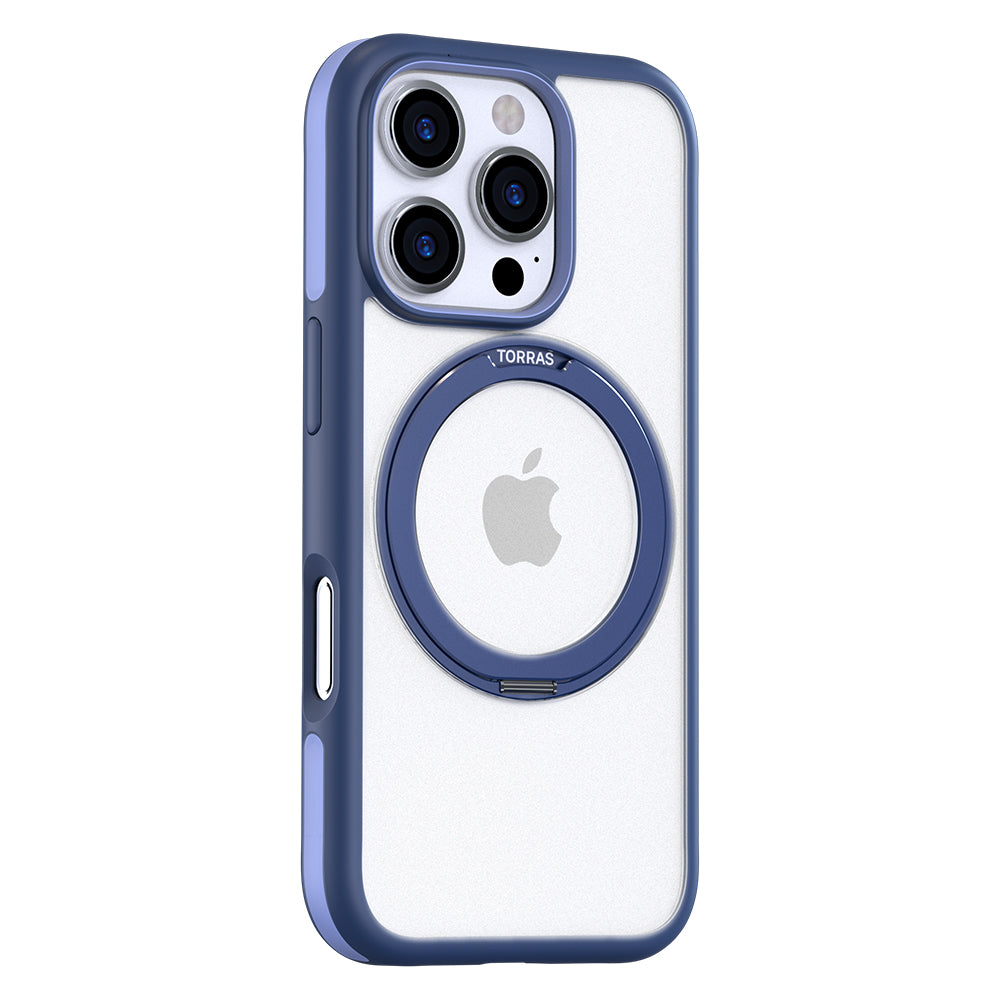 Pouzdro MagSafe pro Apple iPhone 16 Pro Max, Torras, Ostand R Fusion, Námořnická modř