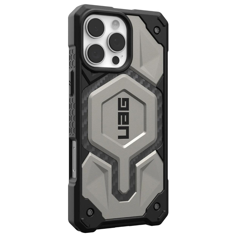 MagSafe pouzdro pro Apple iPhone 16 Pro Max, Urban Armor Gear, Monarch Pro, Šedé
