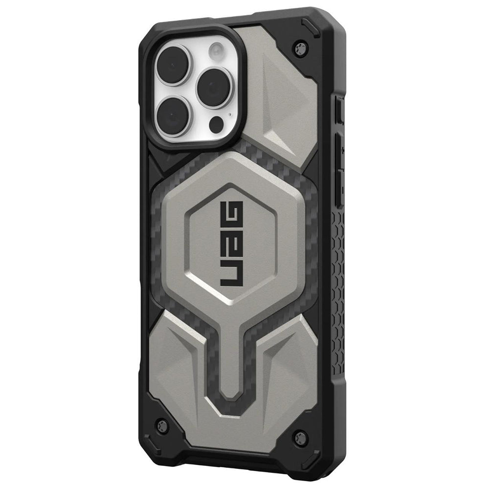 MagSafe pouzdro pro Apple iPhone 16 Pro Max, Urban Armor Gear, Monarch Pro, Šedé