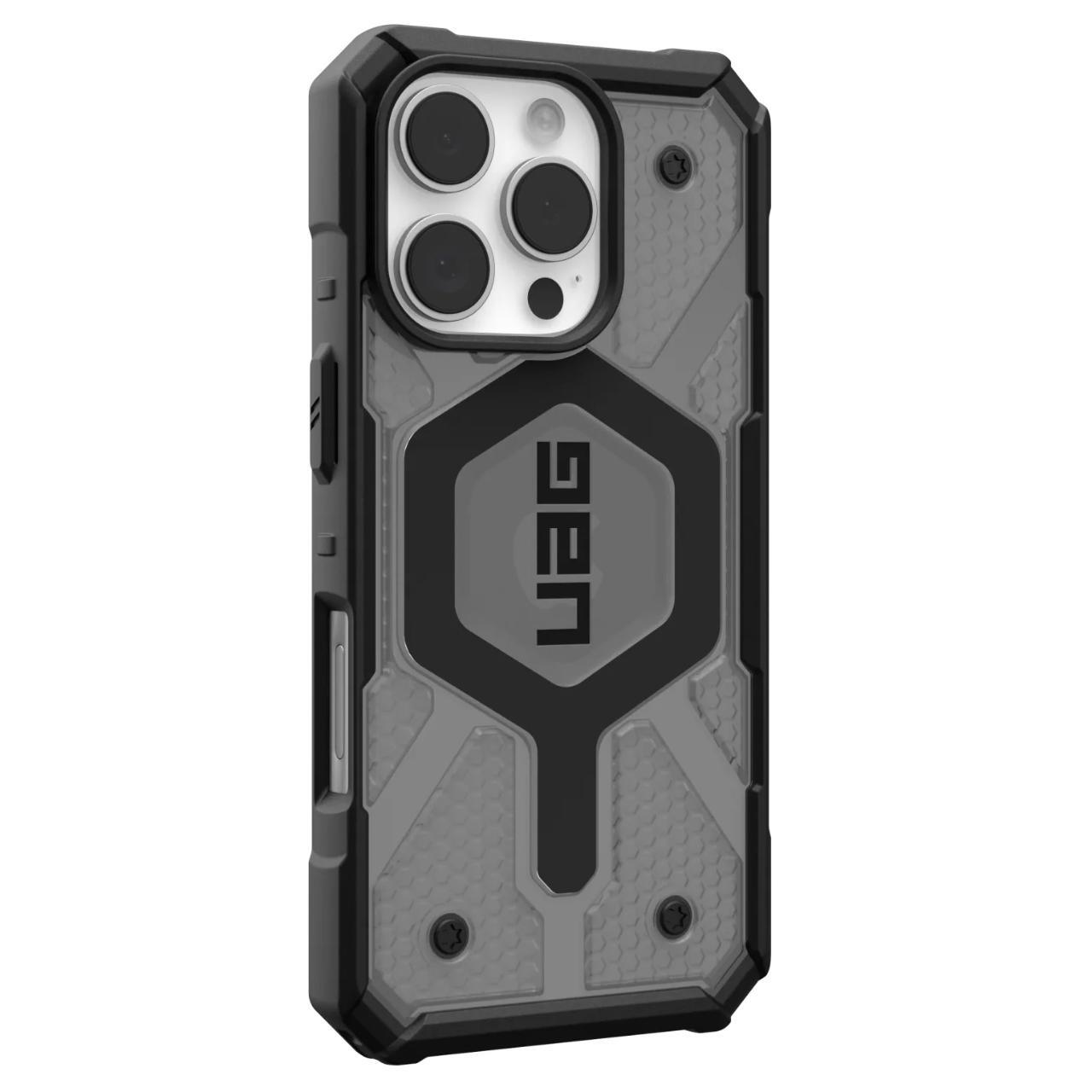 MagSafe pouzdro pro Apple iPhone 16 Pro Max, Urban Armor Gear, Pathfinder Clear, Šedé