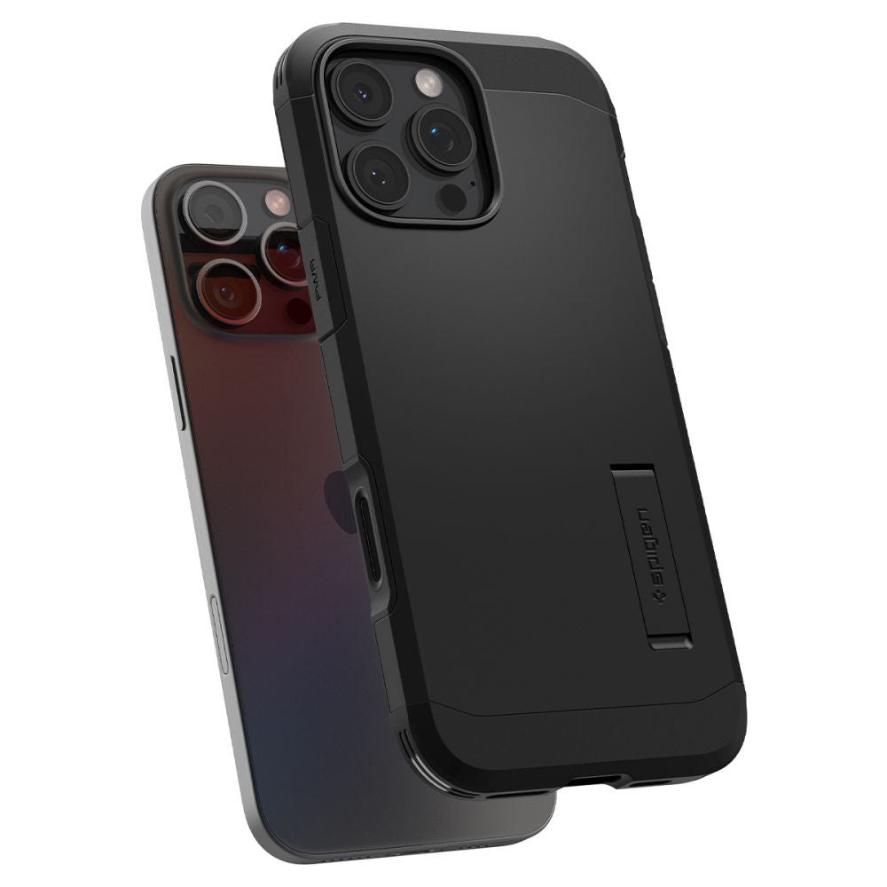 Pouzdro MagSafe pro Apple iPhone 16 Pro, Spigen, Tough Armor T, Černé ACS08510