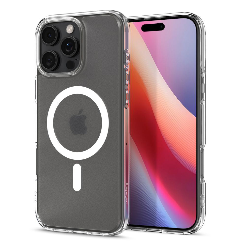 Pouzdro MagSafe pro Apple iPhone 16 Pro, Spigen, Ultra Hybrid, Saténově průhledné ACS08133
