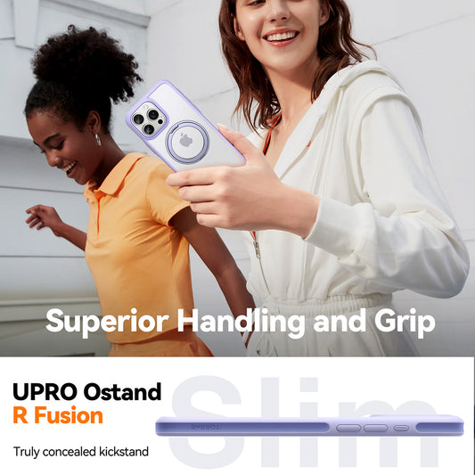 Pouzdro MagSafe pro Apple iPhone 16 Pro, Torras, Ostand R Fusion, Černá