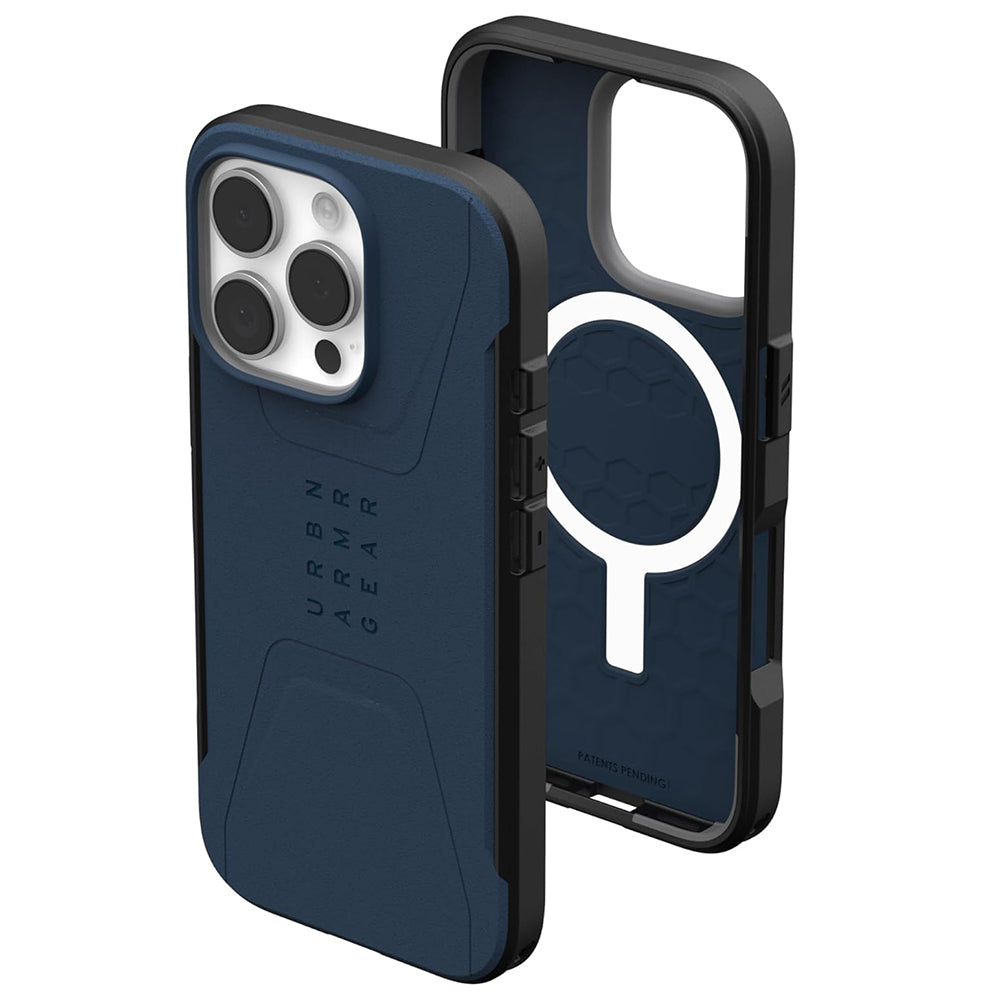 MagSafe pouzdro pro Apple iPhone 16 Pro, Urban Armor Gear, Civilian, Tmavě modrá