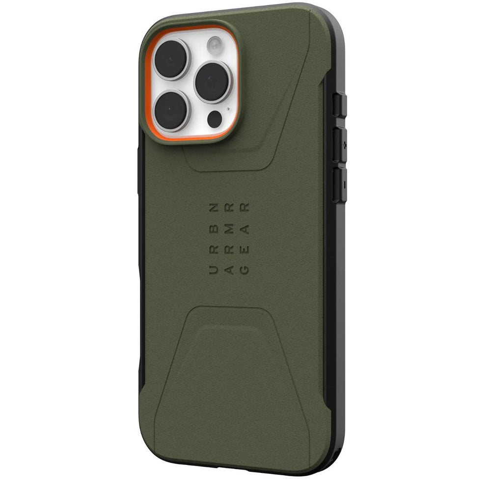 Pouzdro MagSafe pro Apple iPhone 16 Pro, Urban Armor Gear, Civilian, Zelená