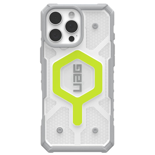 MagSafe pouzdro pro Apple iPhone 16 Pro, Urban Armor Gear, Pathfinder Clear, Zelené