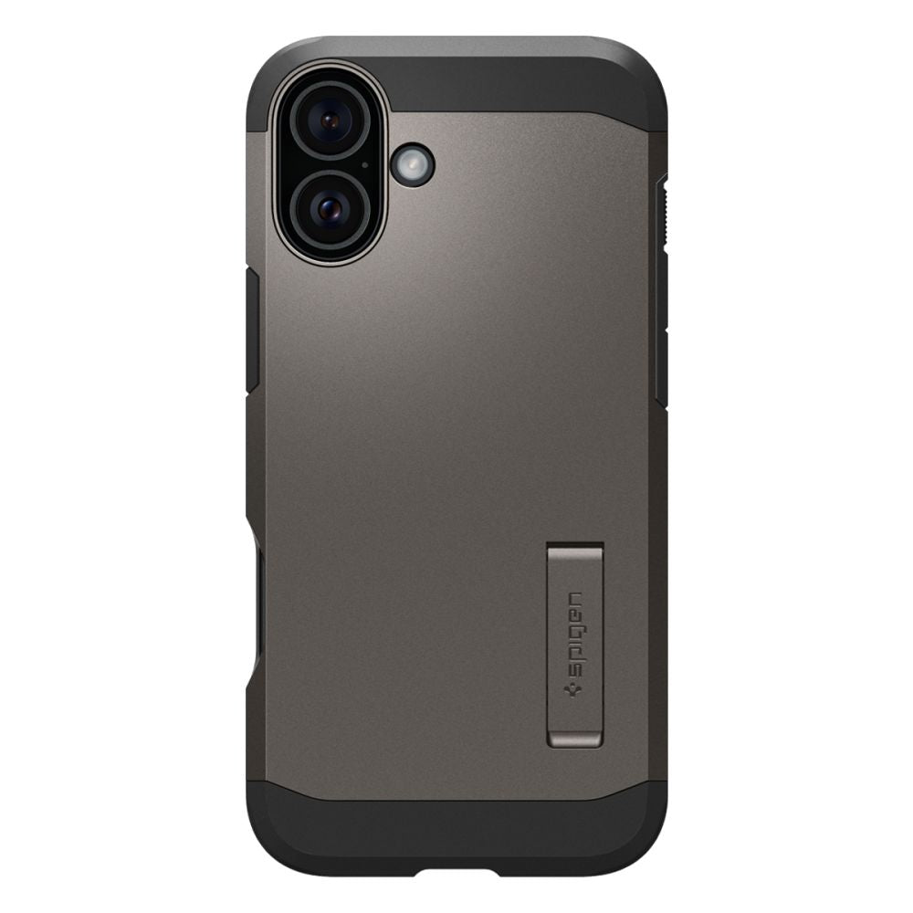Pouzdro MagSafe pro Apple iPhone 16, Spigen, Tough Armor, Šedé