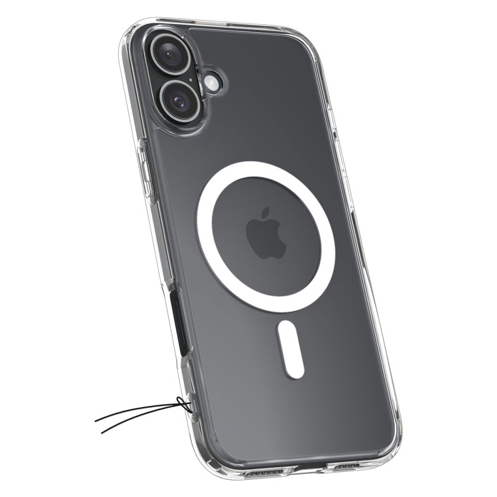 Pouzdro MagSafe pro Apple iPhone 16, Spigen, Ultra Hybrid, Bílá ACS08205