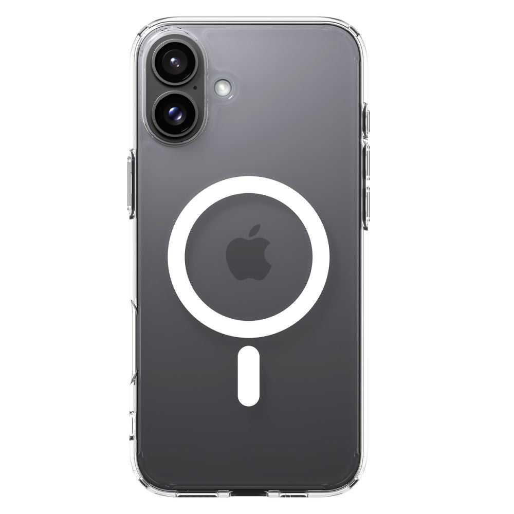 Pouzdro MagSafe pro Apple iPhone 16, Spigen, Ultra Hybrid, Bílá ACS08205