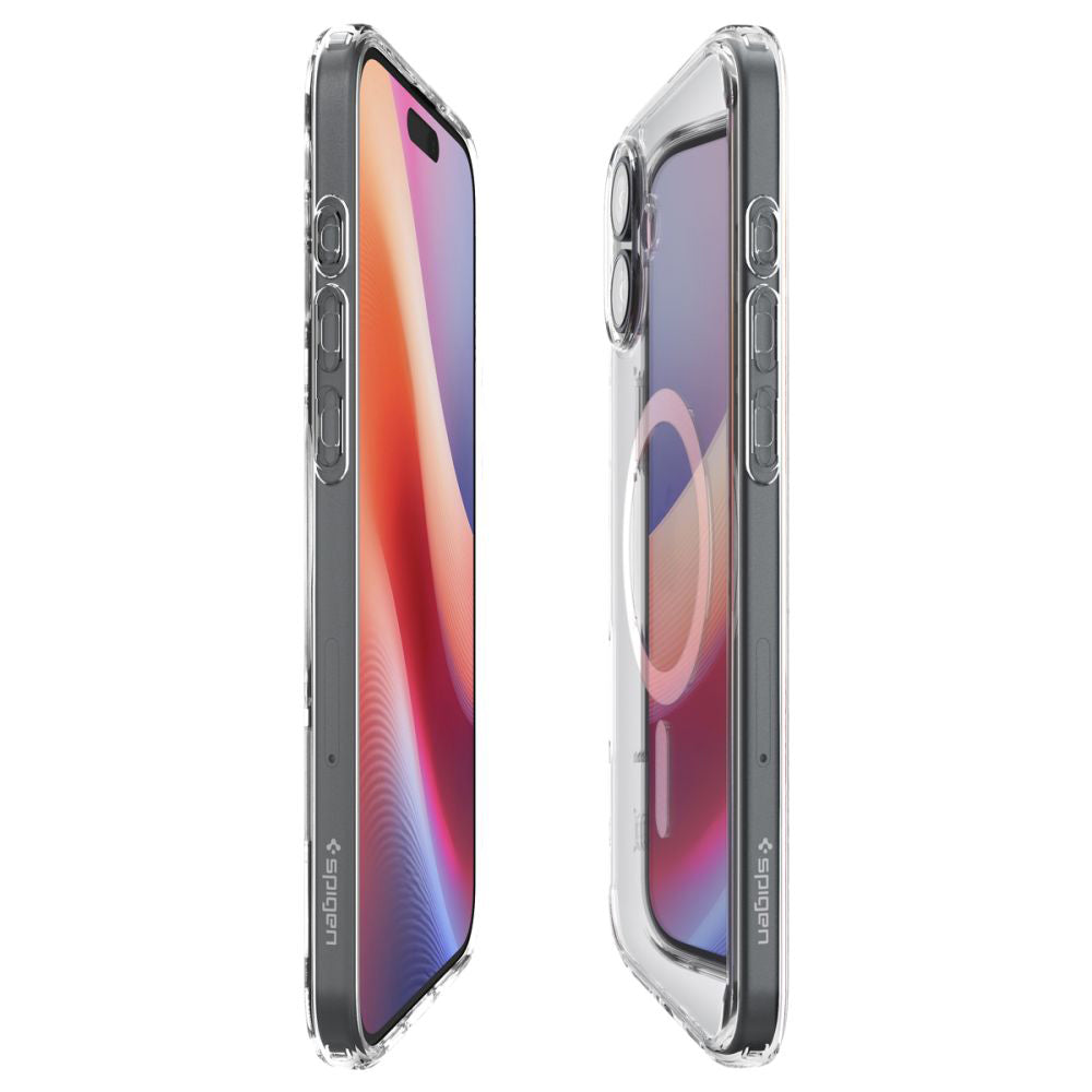 Pouzdro MagSafe pro Apple iPhone 16, Spigen, Ultra Hybrid, Bílá ACS08205