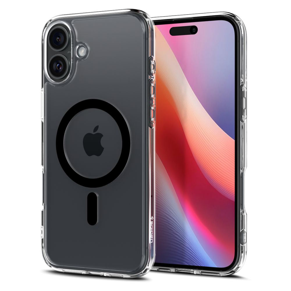 Pouzdro MagSafe pro Apple iPhone 16, Spigen, Ultra Hybrid, Černé ACS08206