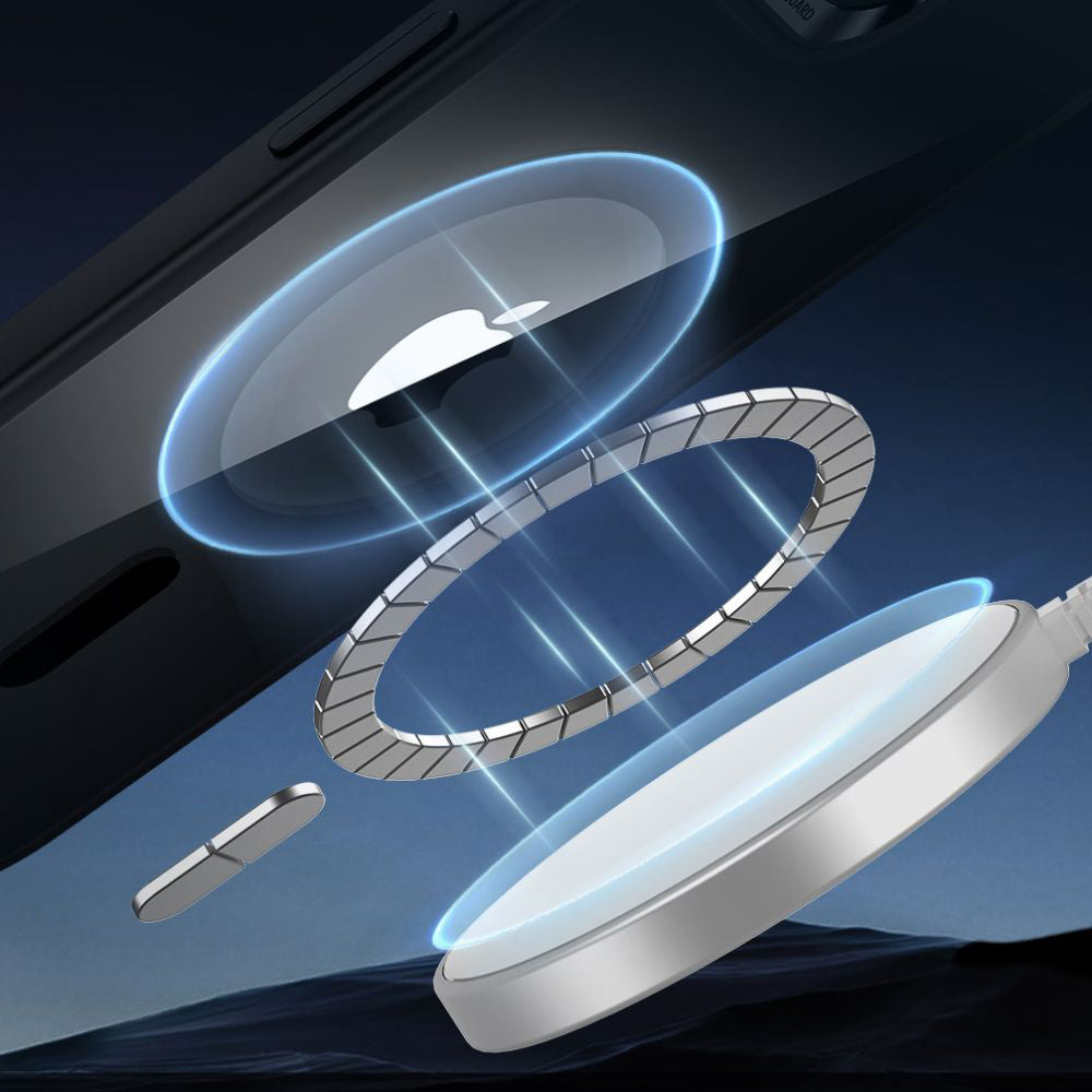 MagSafe pouzdro pro Apple iPhone 17e / 16e, ESR, Classic Hybrid, Černá průhledná