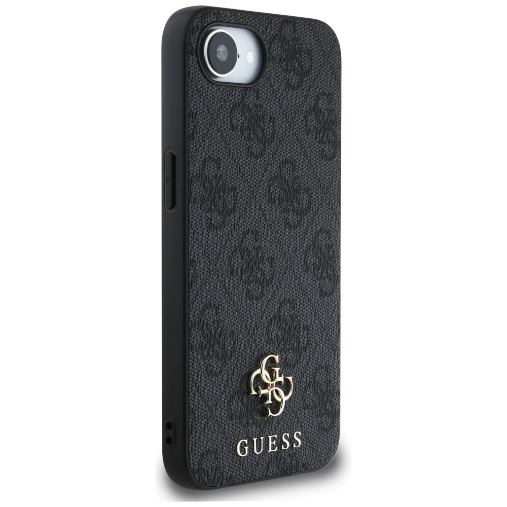 Pouzdro MagSafe pro Apple iPhone 17e / 16e, Guess, 4G Classic, Černá
