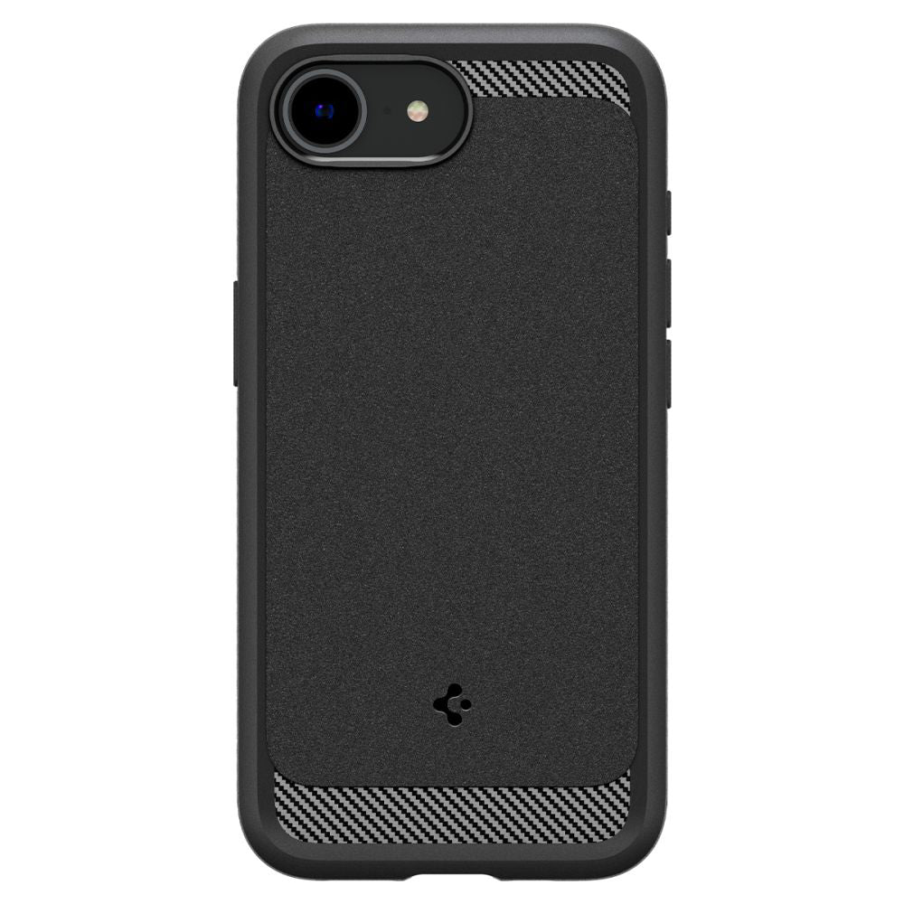 Pouzdro MagSafe pro Apple iPhone 17e / 16e, Spigen, Rugged Armor, Matně černé