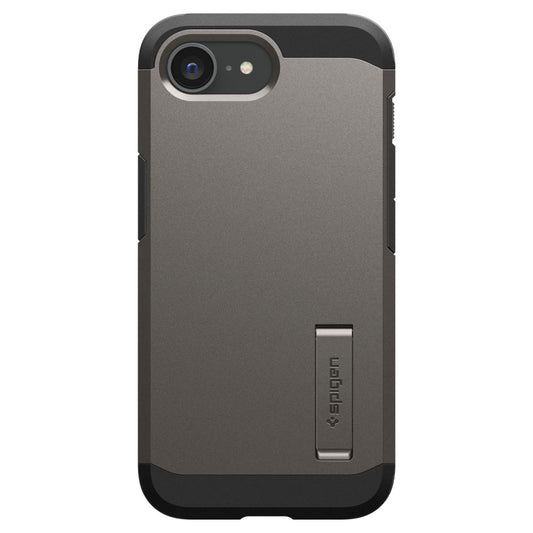 Pouzdro MagSafe pro Apple iPhone 17e / 16e, Spigen, Tough Armor, Šedé
