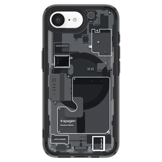 Pouzdro MagSafe pro Apple iPhone 17e / 16e, Spigen, Ultra Hybrid Zero One, Černé