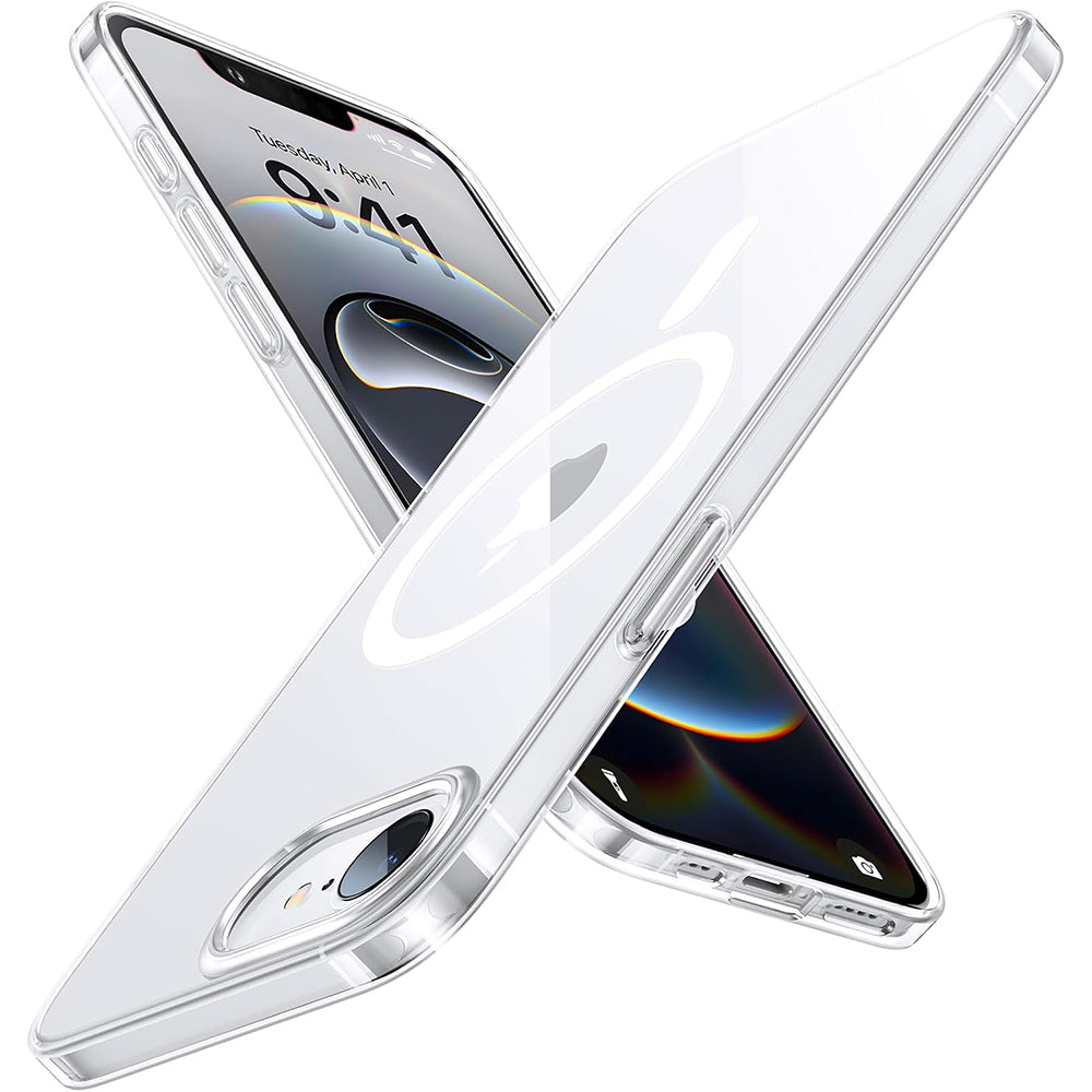 Pouzdro MagSafe pro Apple iPhone 17e / 16e, Torras, OriginFit, Průhledné