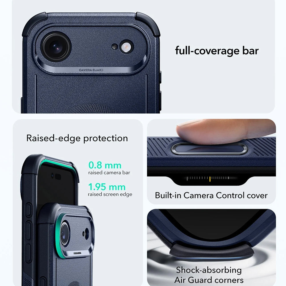 Pouzdro MagSafe pro Apple iPhone 17 Air, ESR, Cyber, Modrá