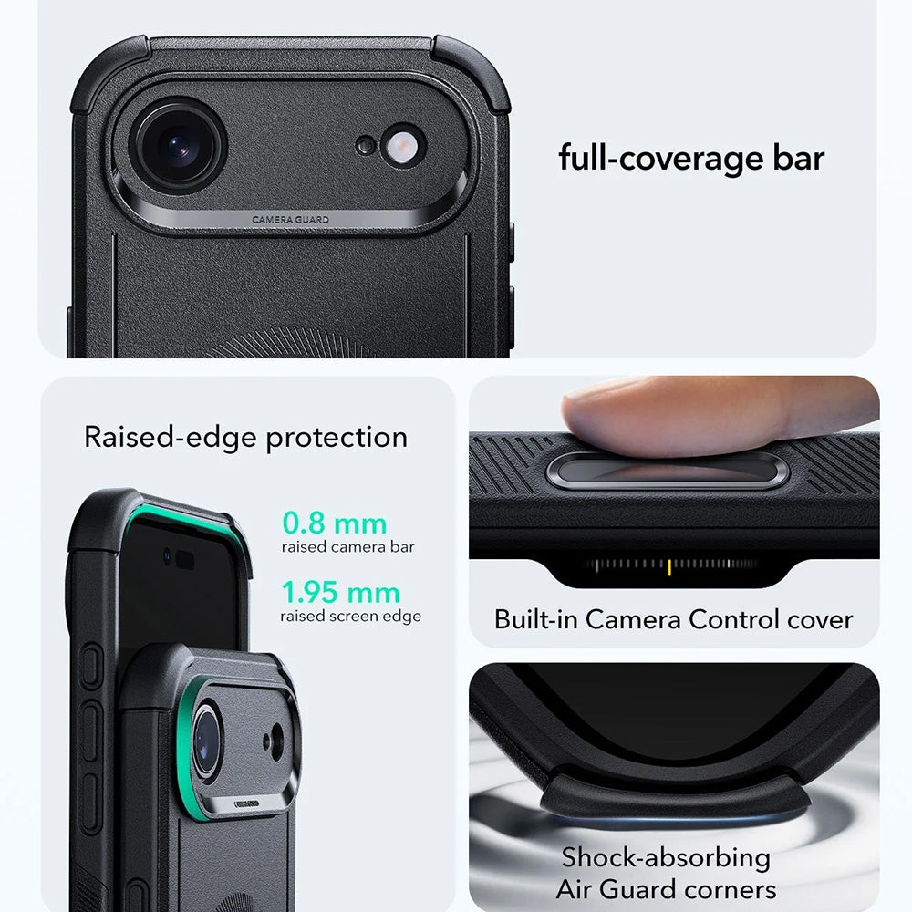 Pouzdro MagSafe pro Apple iPhone 17 Air, ESR, Cyber, Černá
