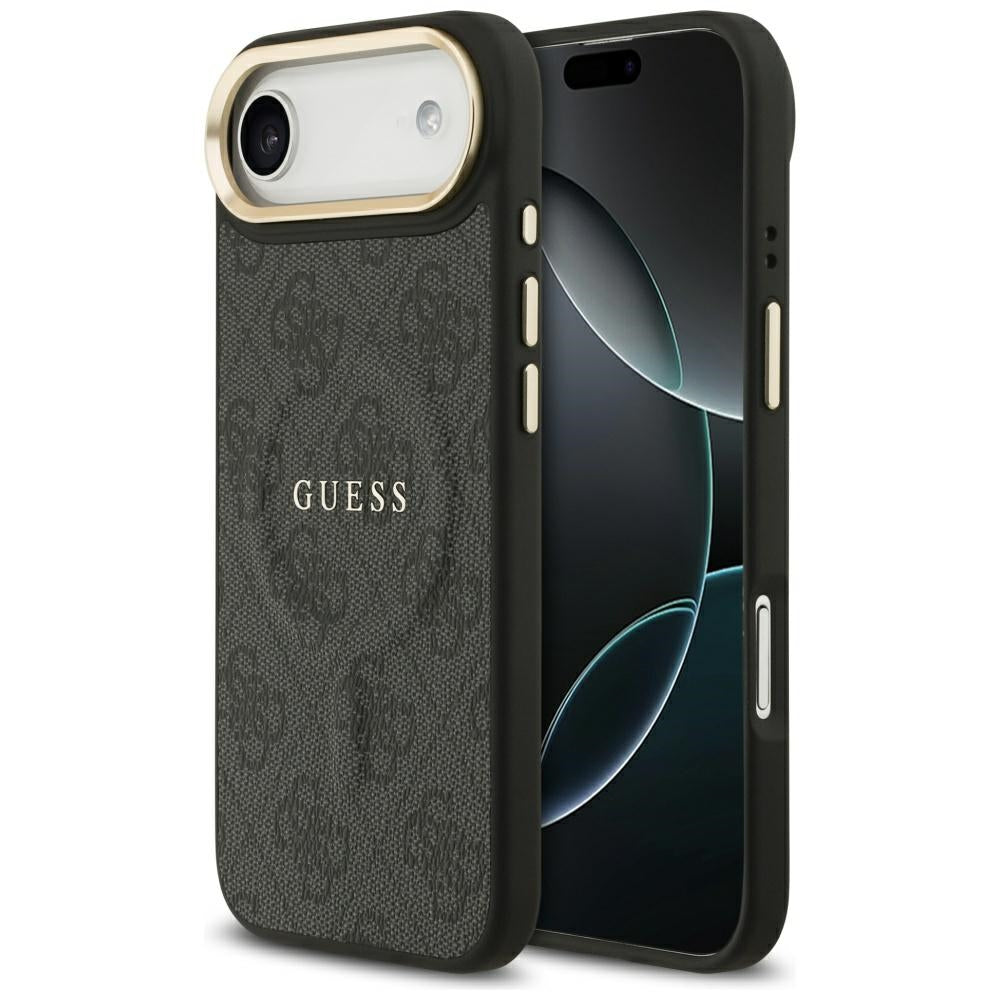 Pouzdro MagSafe pro Apple iPhone 17 Air, Guess, 4G Classic, Černá