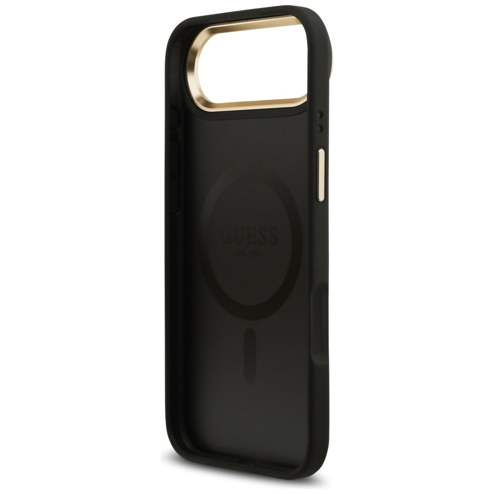 Pouzdro MagSafe pro Apple iPhone 17 Air, Guess, 4G Classic, Černá