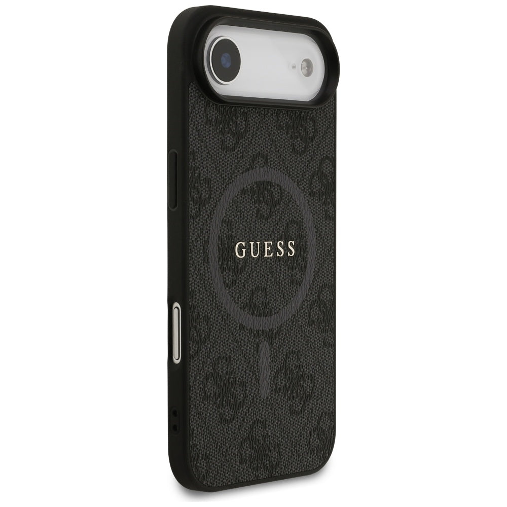 Pouzdro MagSafe pro Apple iPhone 17 Air, Guess, 4G Ring Classic Logo, Černá