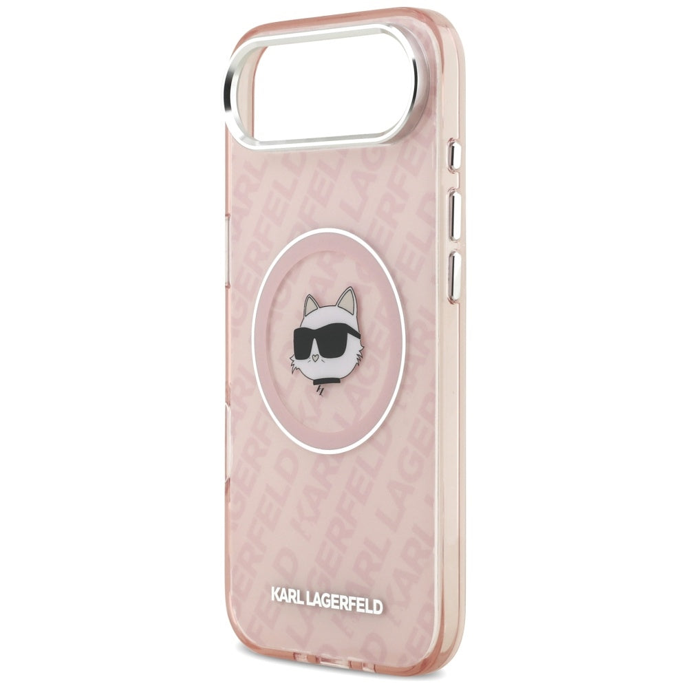Pouzdro MagSafe pro Apple iPhone 17 Air, Karl Lagerfeld, IML Choupette`s Head, Růžová