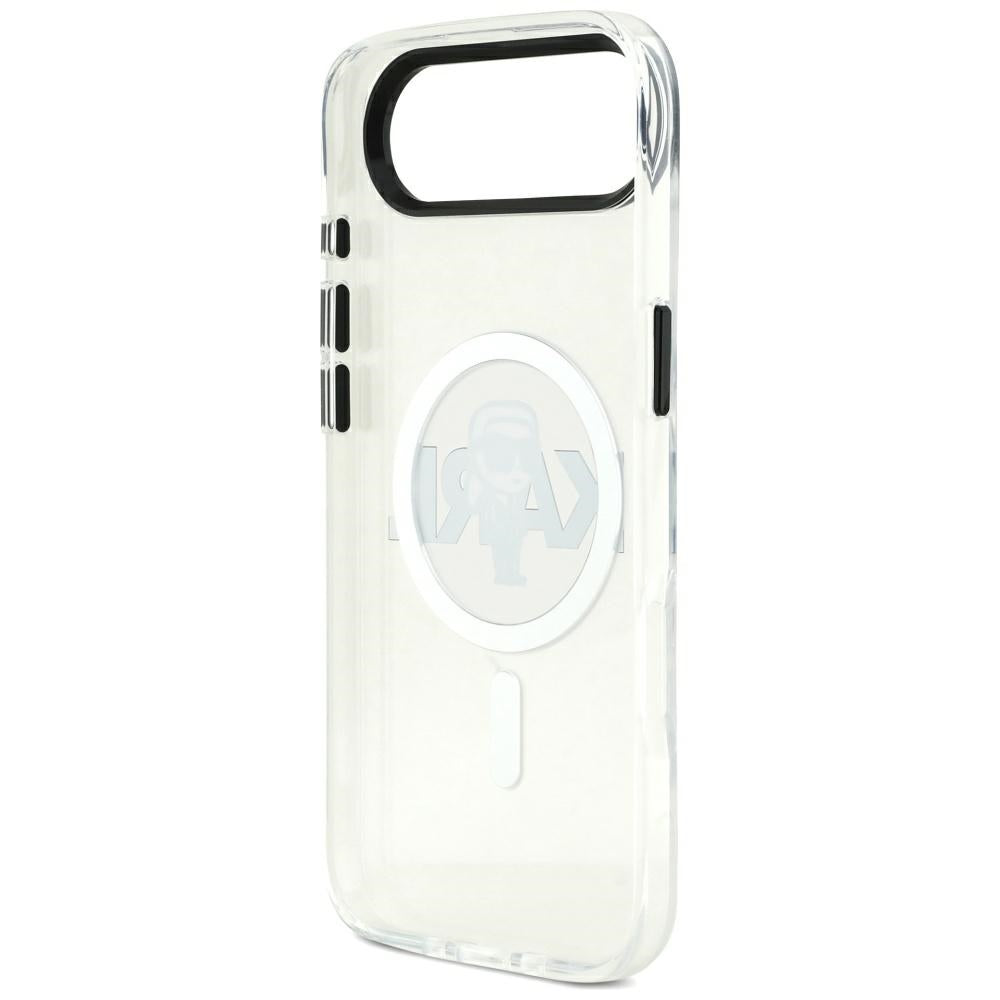 Pouzdro MagSafe pro Apple iPhone 17 Air, Karl Lagerfeld, IML Sketch Logo Karl, Průhledné