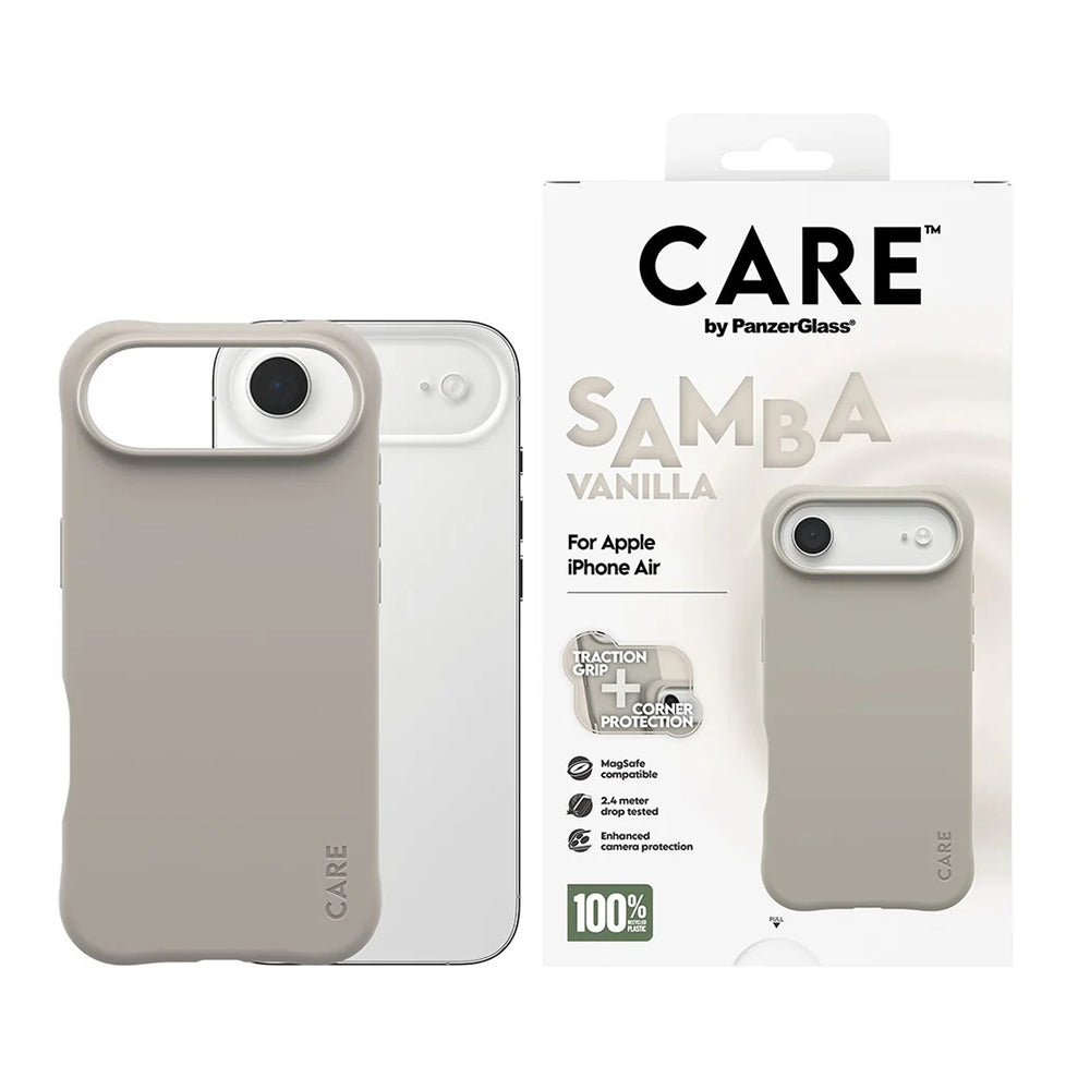 Pouzdro MagSafe pro Apple iPhone 17 Air, PanzerGlass, Care Fashionable, Béžová