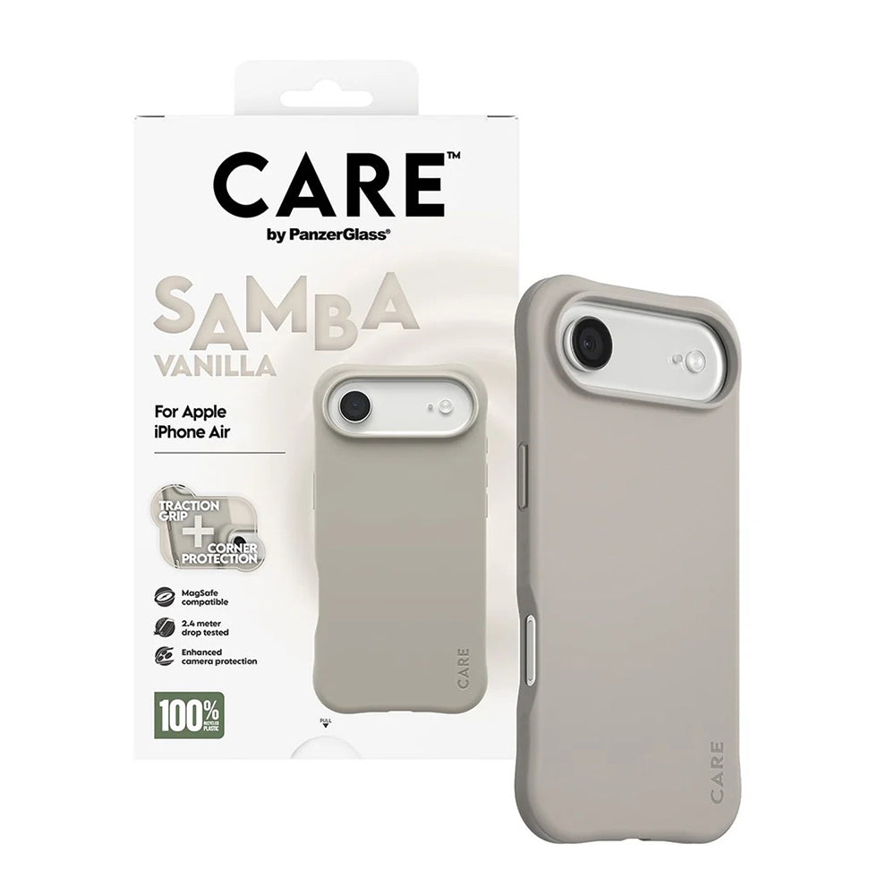 Pouzdro MagSafe pro Apple iPhone 17 Air, PanzerGlass, Care Fashionable, Béžová