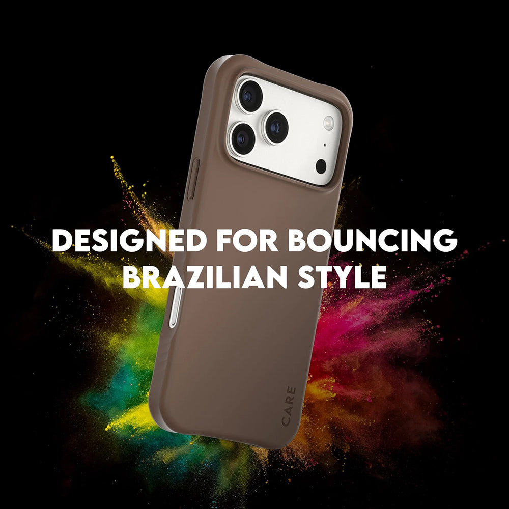 Pouzdro MagSafe pro Apple iPhone 17 Air, PanzerGlass, Care Fashionable, Hnědá