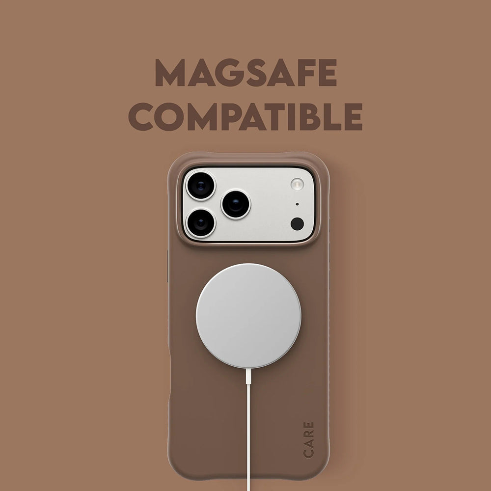 Pouzdro MagSafe pro Apple iPhone 17 Air, PanzerGlass, Care Fashionable, Hnědá