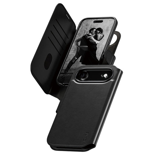 Pouzdro MagSafe pro Apple iPhone 17 Air, PanzerGlass, Care Feature Tango Two-in-One, Černá